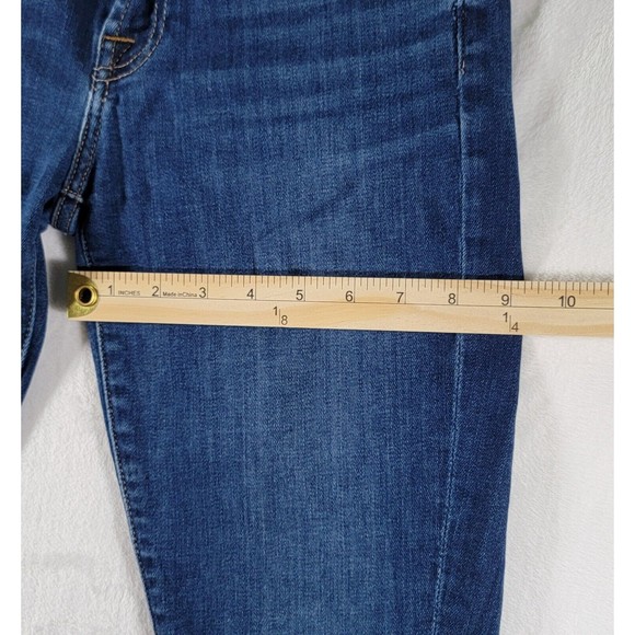7 For All Mankind Cropped Gwenevere Size 27 Ankle Low Rise Straight Womens Jeans - Picture 13 of 16